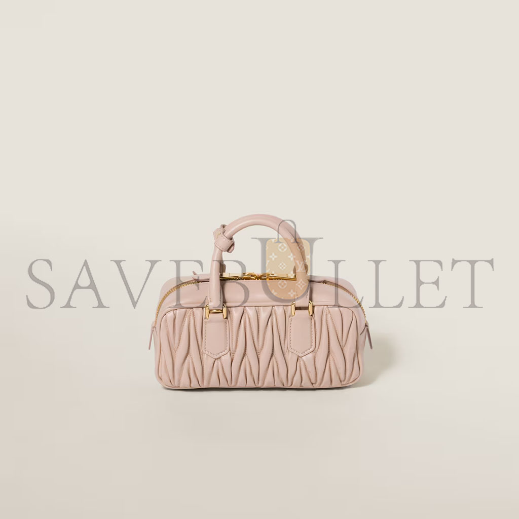 MIU MIU ARCADIE MATELASSÉ NAPPA LEATHER BAG 5BB142 (22*10.5*7.5cm) MIU MIU ARCADIE MATELASSÉ NAPPA LEATHER BAG 5BB142 (22*10.5*7.5cm)